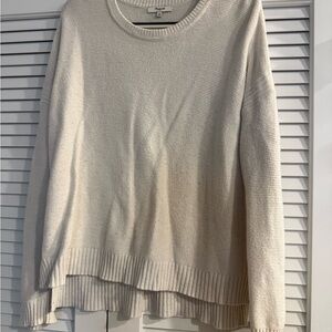 Madewell Cream Crew Neck Sweater